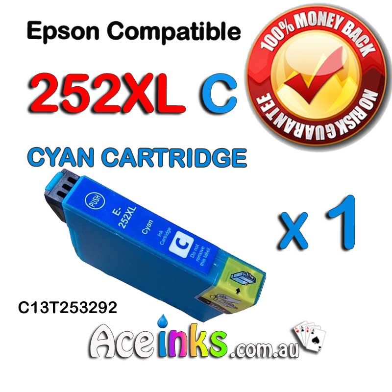Compatible EPSON #252C CYAN